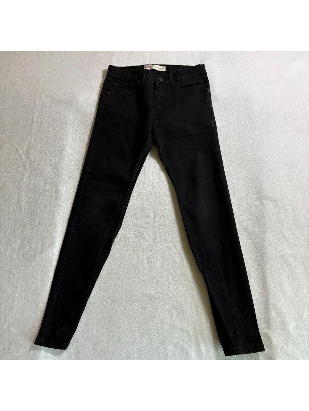 Levis 511 Slim Black Jeans Womens 12 Reg W26 L26 Fits Like 27X27 Stretch Skinny